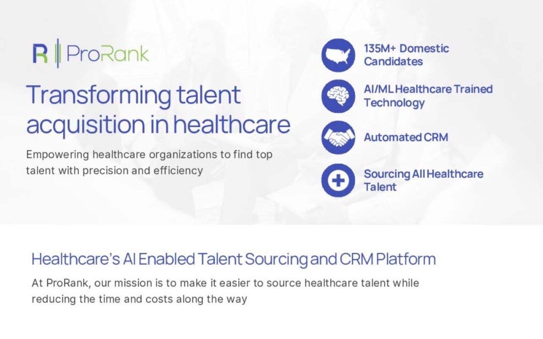 Transforming talent acquisition in healthcare